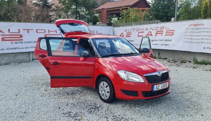 Skoda Fabia cena 14900 przebieg: 164000, rok produkcji 2010 z Olszyna małe 352